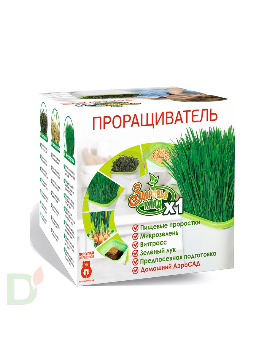 Проращиватель Здоровья клад 1х помповый