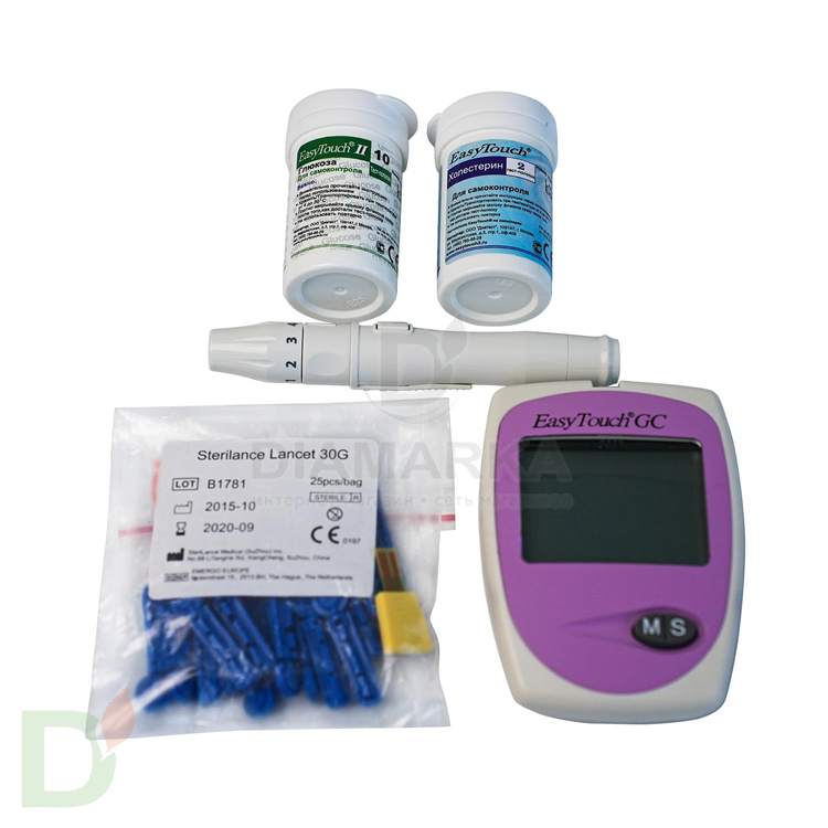 Анализатор крови EasyTouch GC на холестерин и глюкозу