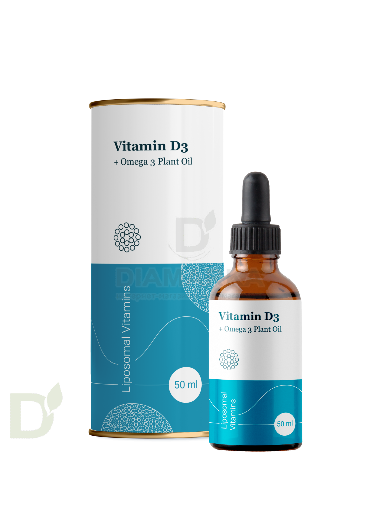 Витамины Liposomal Vitamins D3 + OMEGA 3, 50мл флакон в интернет-магазине