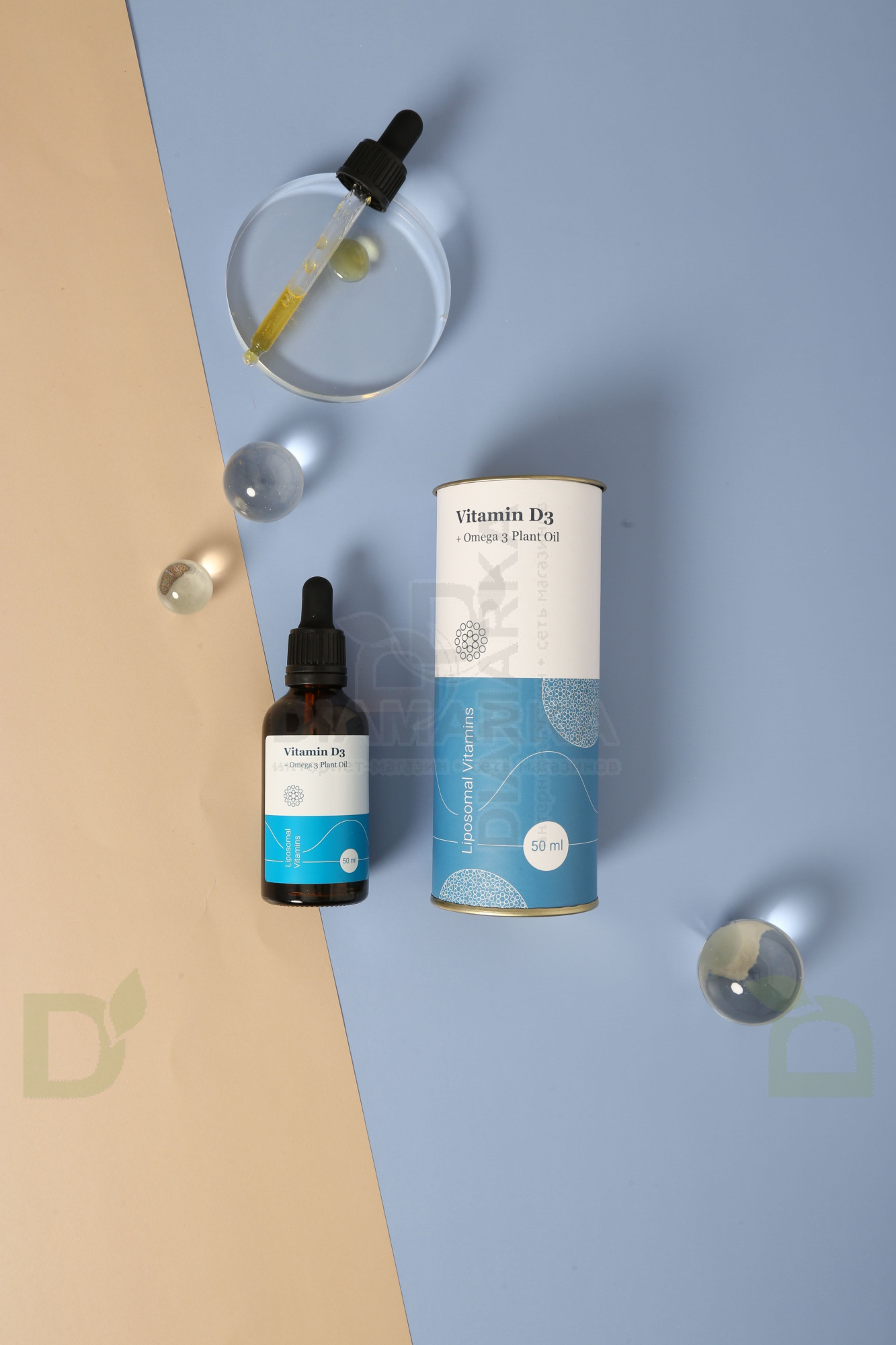 Витамины Liposomal Vitamins D3 + OMEGA 3, 50мл флакон в интернет-магазине