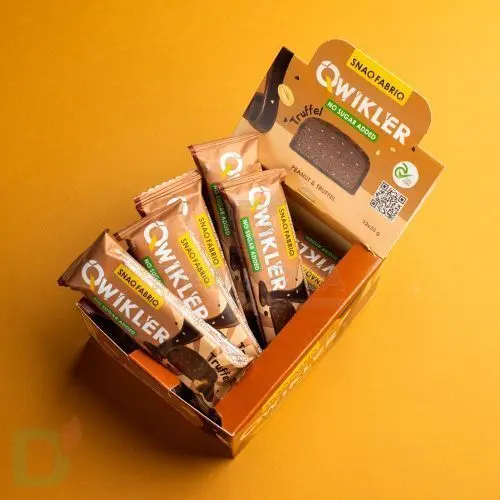 Батончик глазированный Snaq Fabriq QWIKLER Трюфель, 35 гр в интернет-магазине
