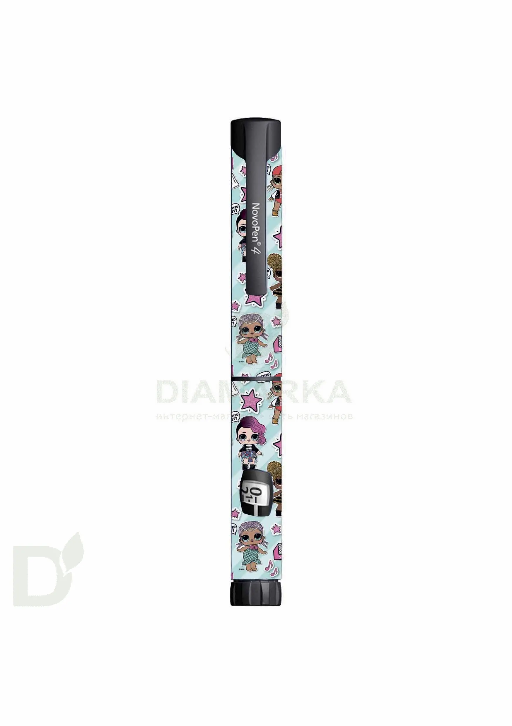 Наклейка на шприц-ручку НовопенЭХО и Новопен4