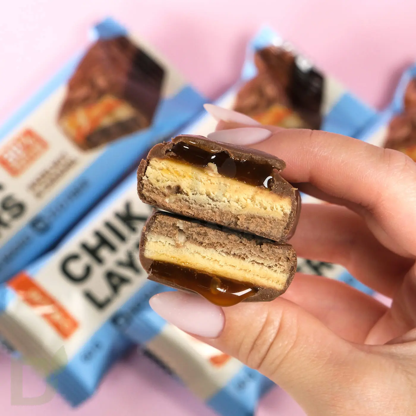 Батончик протеиновый CHIKA LAYERS глазированный Лесной орех и Карамель, 60гр. в интернет-магазине