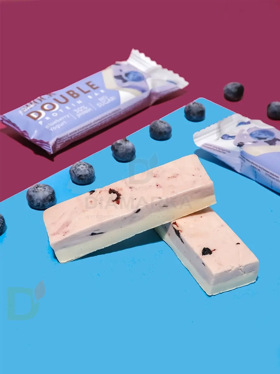 Батончик протеиновый FitnesShock Черничный йогурт 40гр.