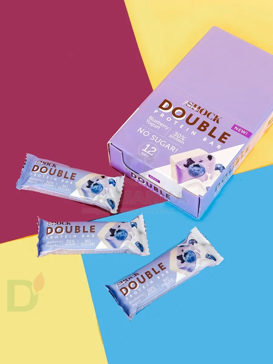 Батончик протеиновый FitnesShock Черничный йогурт 40гр.