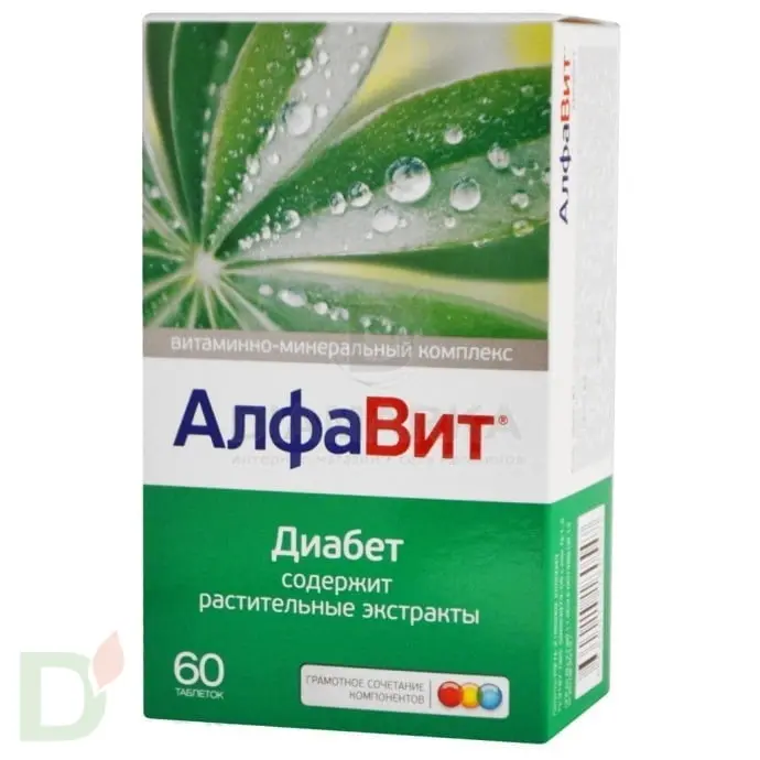 Витамины АлфаВит Диабет, 60 табл.