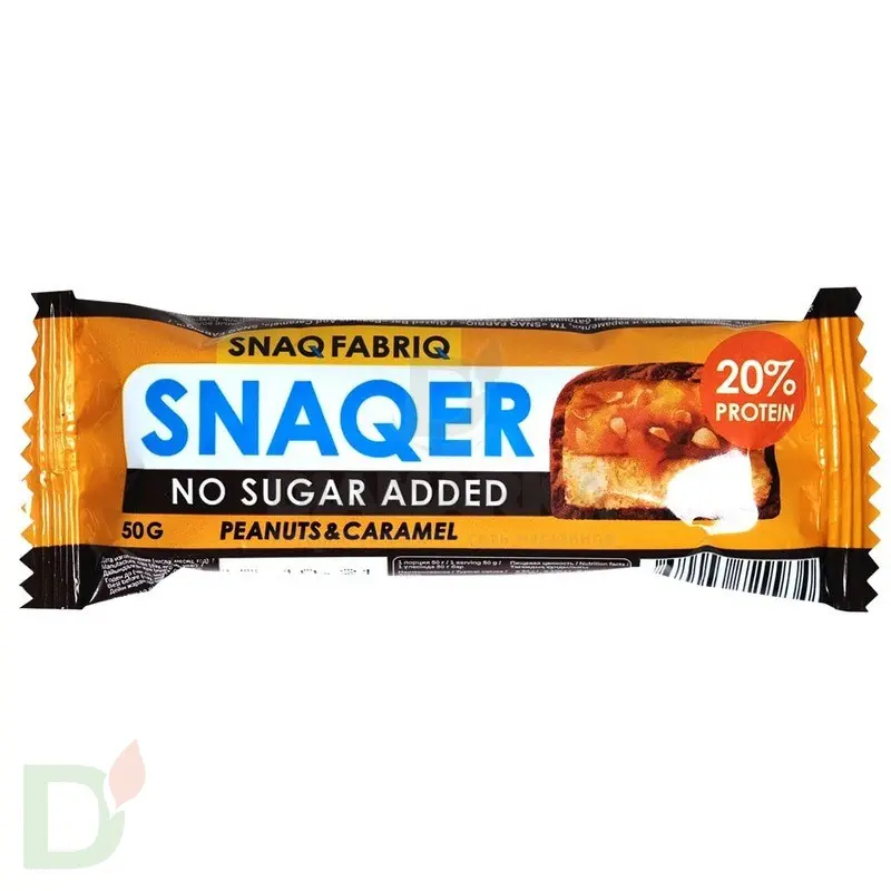 Батончик глазированный Snaq Fabriq Snaqer Арахис-Карамель, 50 гр в интернет-магазине