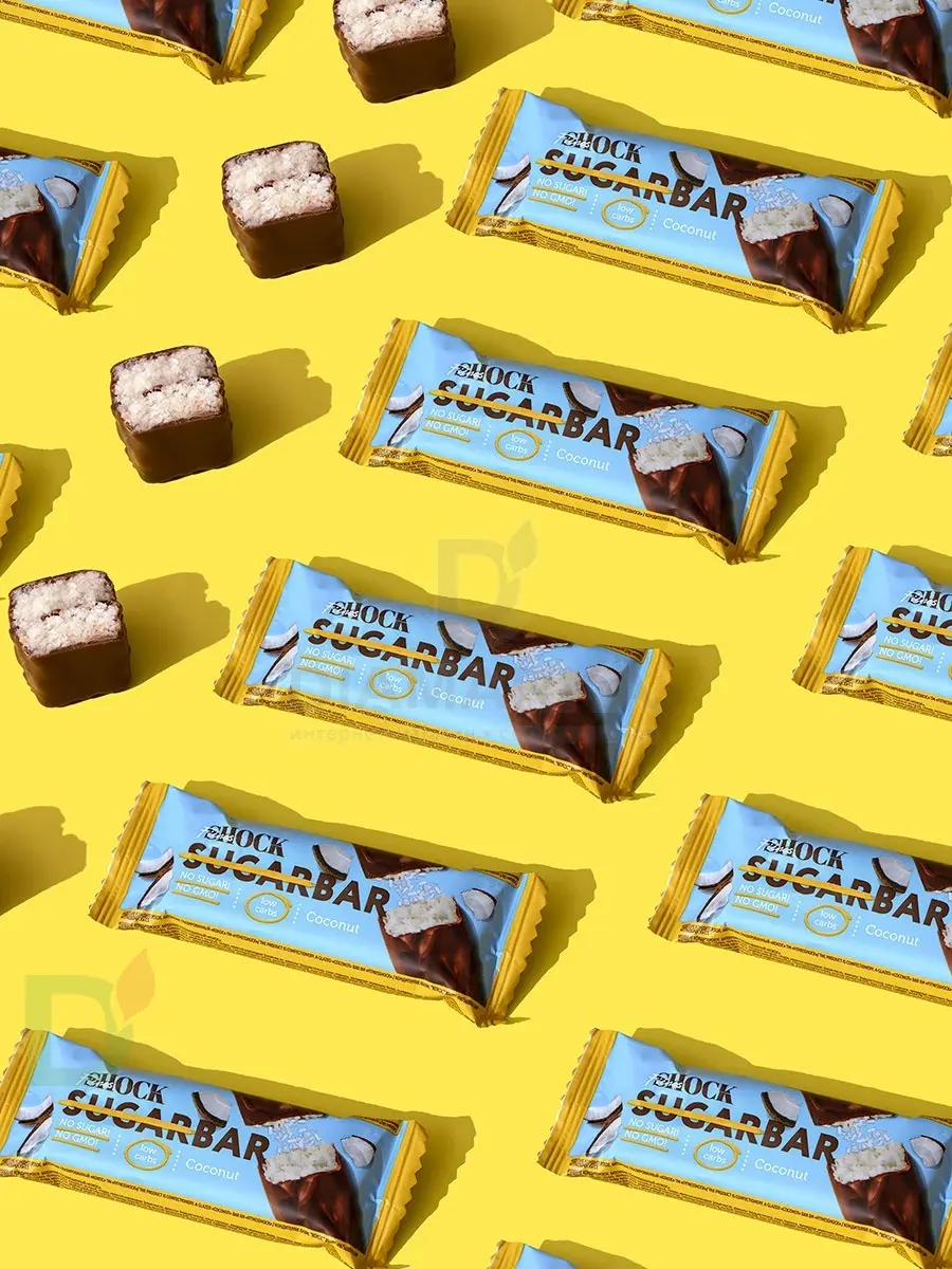 Батончик протеиновый FitnesShock Кокос 50гр. в интернет-магазине