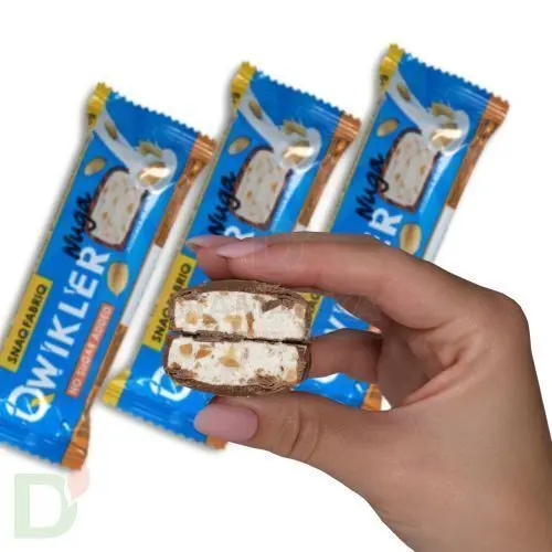 Батончик глазированный Snaq Fabriq QWIKLER Нуга с арахисом, 40 гр в интернет-магазине